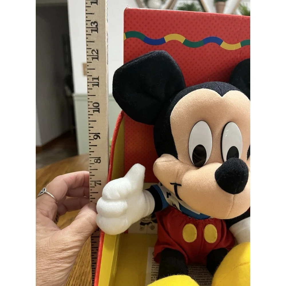 Vintage 90s Arcotoys Mattel Disney Mickey‎ and Minnie Mouse Stuffed Plush Doll